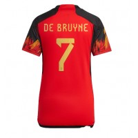 Belgia Kevin De Bruyne #7 Fotballklær Hjemmedrakt Dame VM 2022 Kortermet